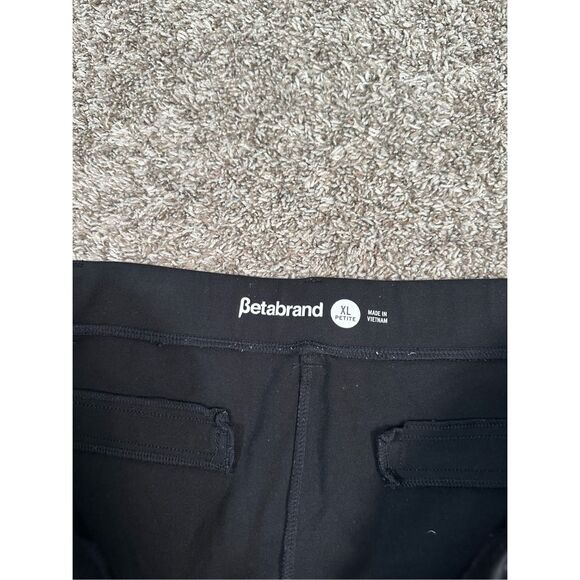 Betabrand Premium Dress pants Yoga Pull On Flare Bootcut Wide Leg Black XLP - Picture 5 of 12